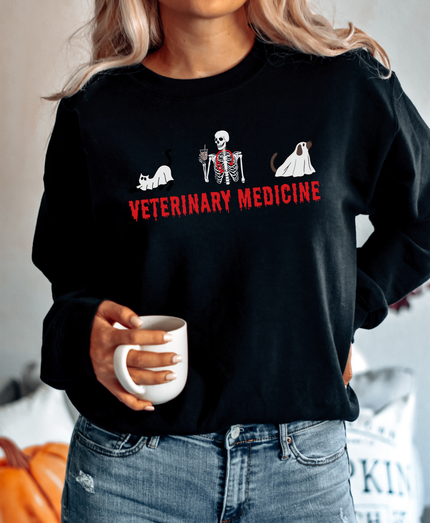 Spooky Veterinary Medicine Sweatshirt