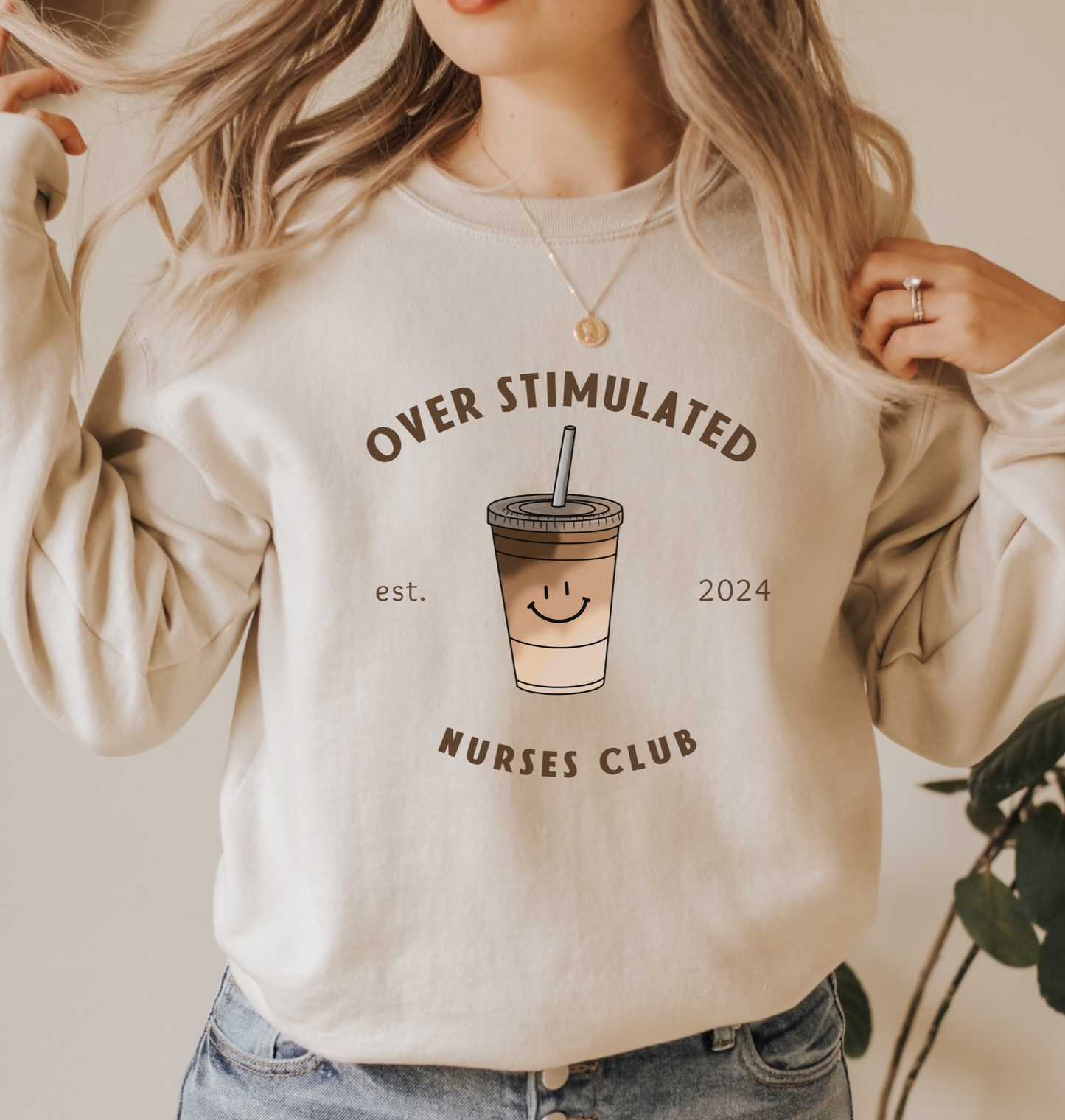 Overstimulated Nurses Sweatshirt