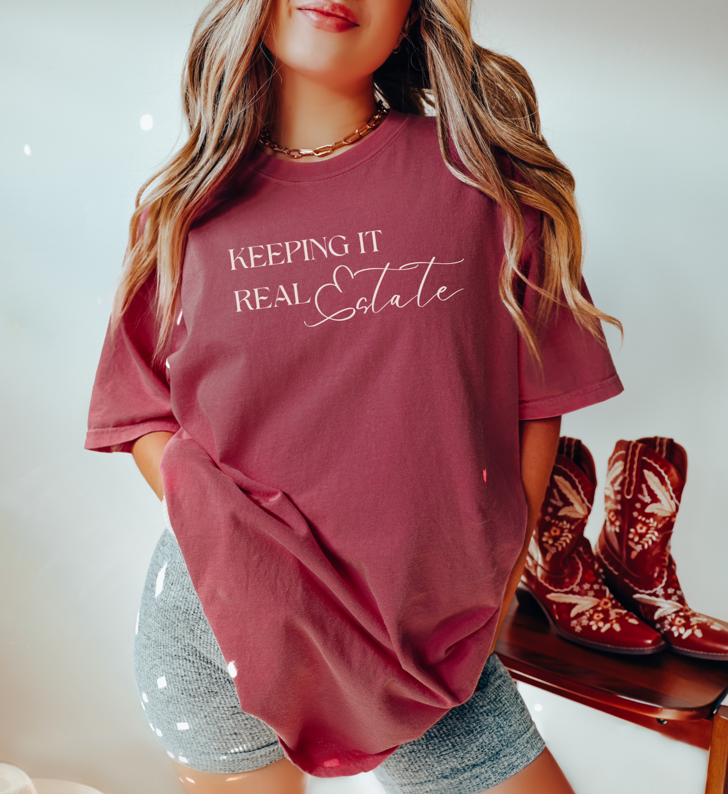 Keeping It Real Estate Tee