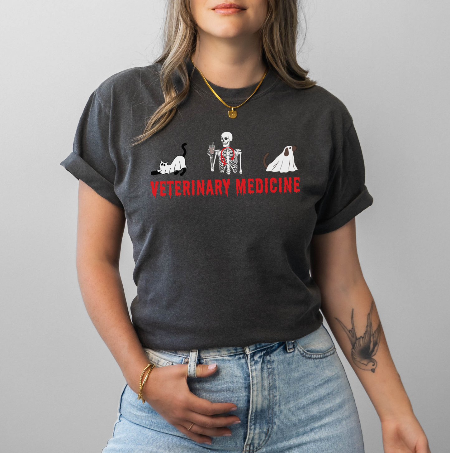 Spooky Veterinary Medicine Tee