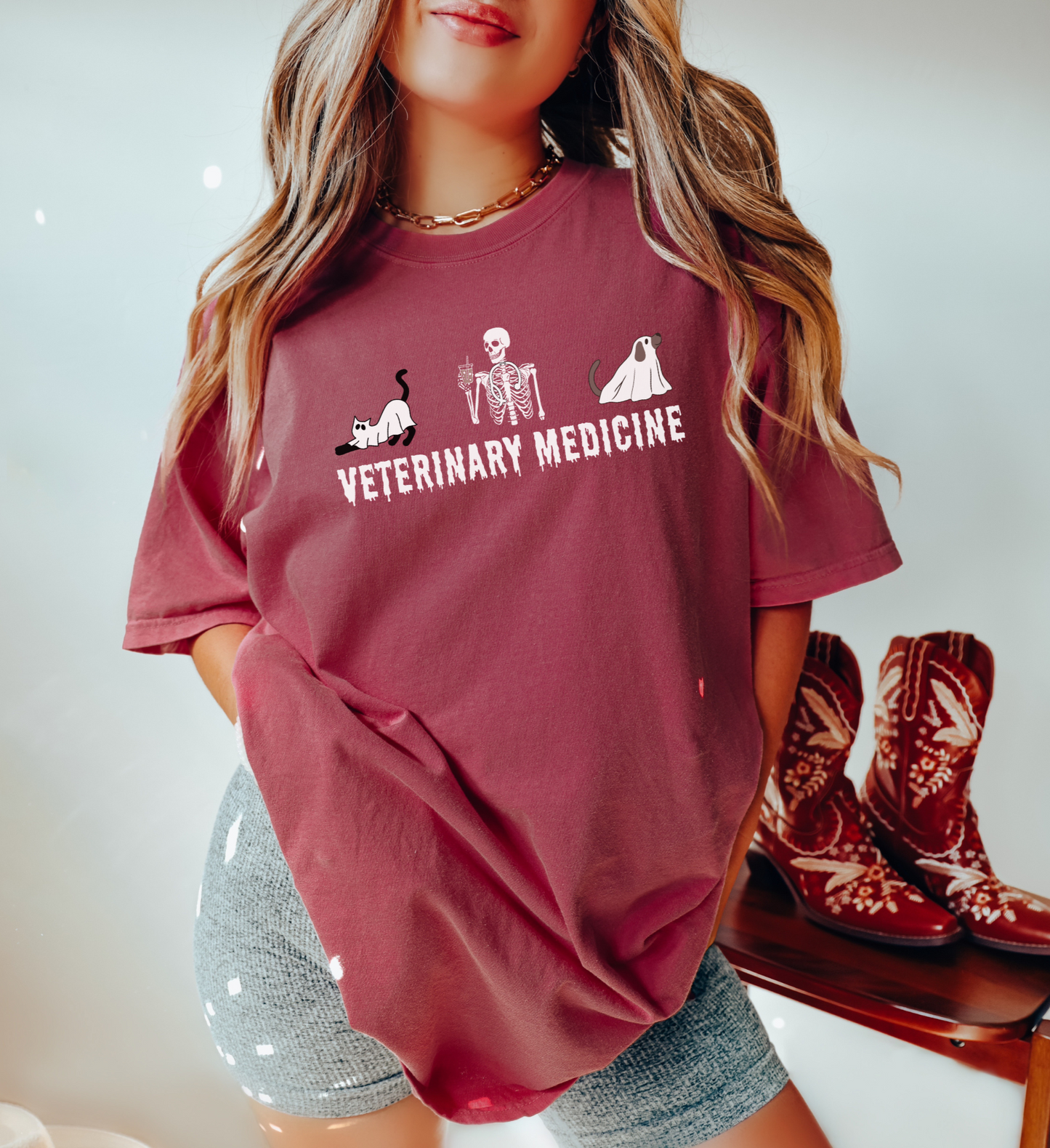 Spooky Veterinary Medicine Tee