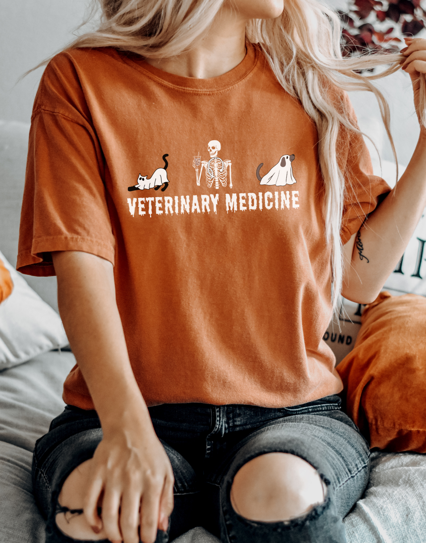 Spooky Veterinary Medicine Tee