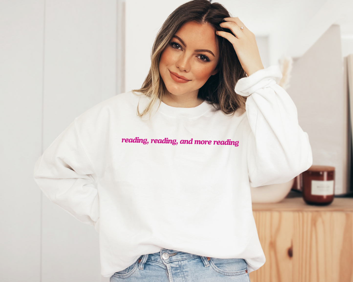 Reading, Reading, and More Reading Sweatshirt