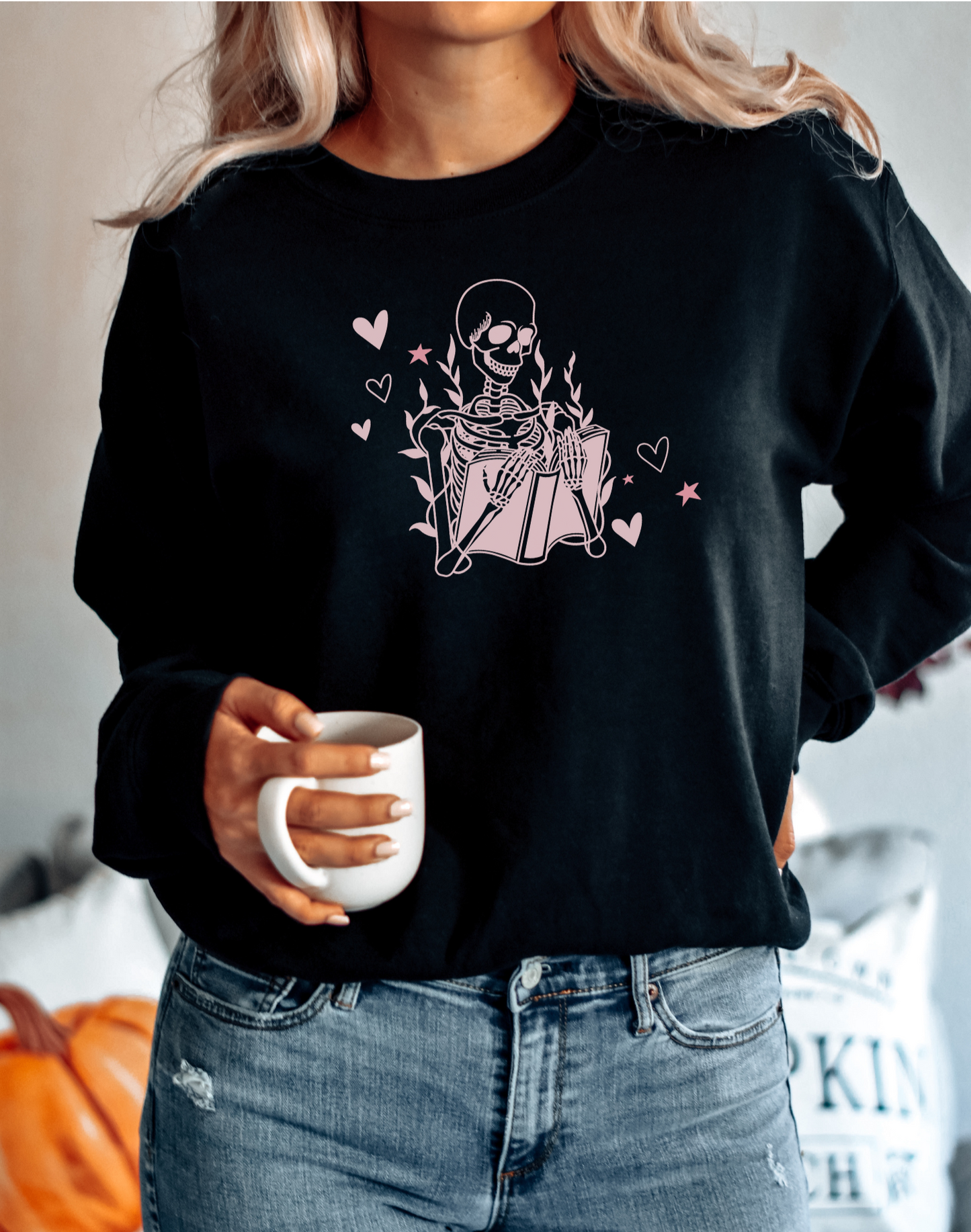 Skeleton Reader Sweatshirt