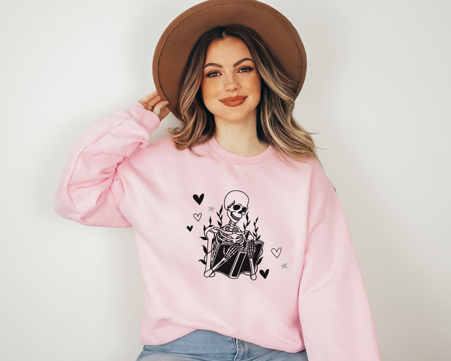 Skeleton Reader Sweatshirt