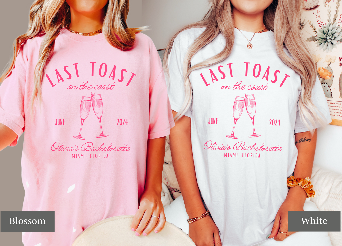 Last Toast on the Coast Bachelorette Shirt
