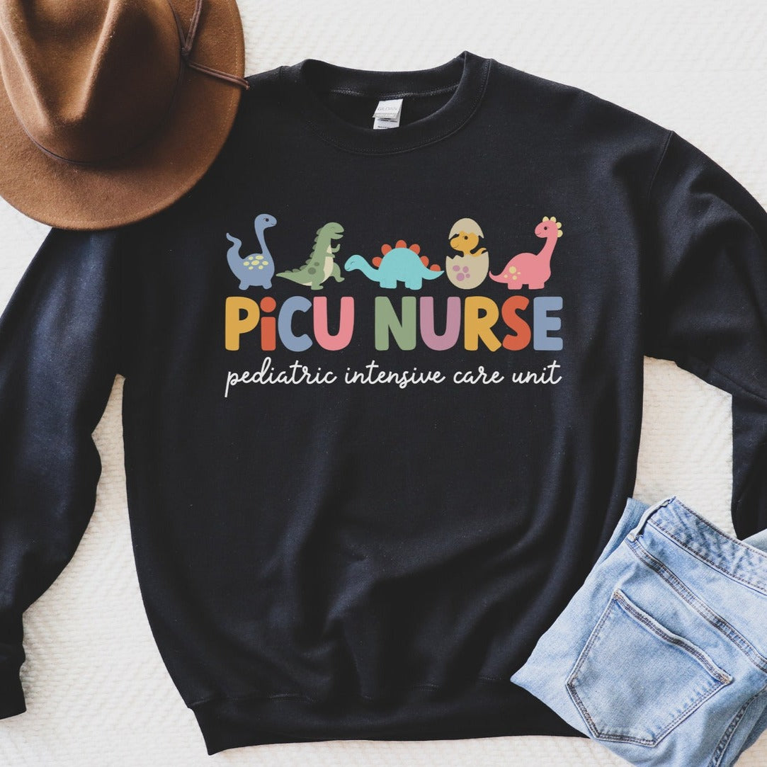 Dinosaur PICU Nurse Sweatshirt