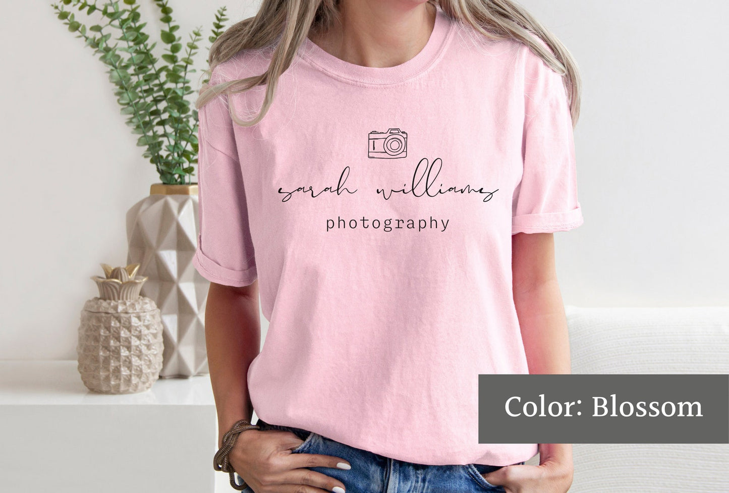 Camera Icon Custom Photography Tee - Comfort Colors