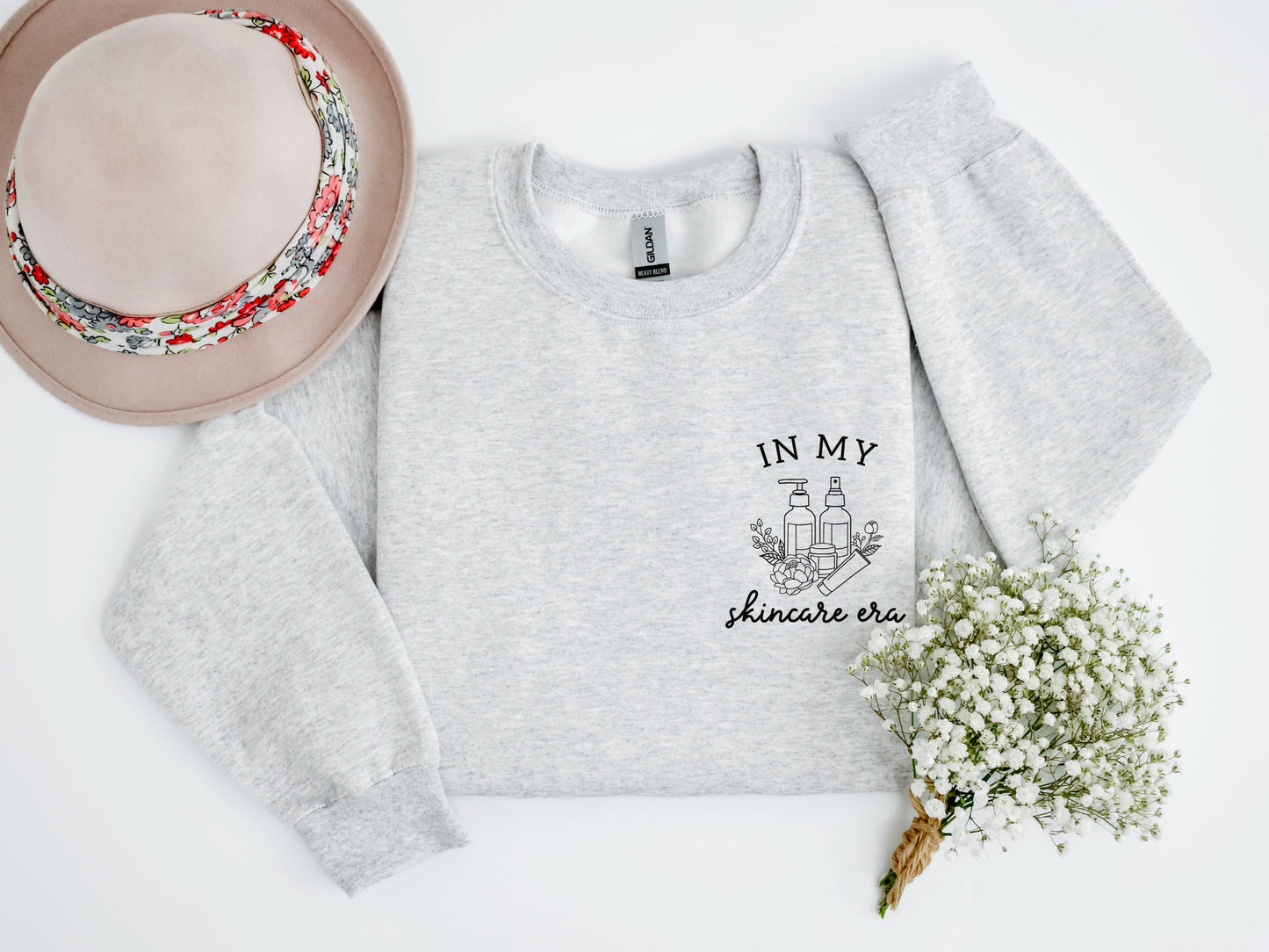 In My Skincare Era Sweatshirt, Gift for Esthetician, Skin Therapist Crewneck Sweater, Cute Esthetician Shirt, Skinfluencer Tshirt