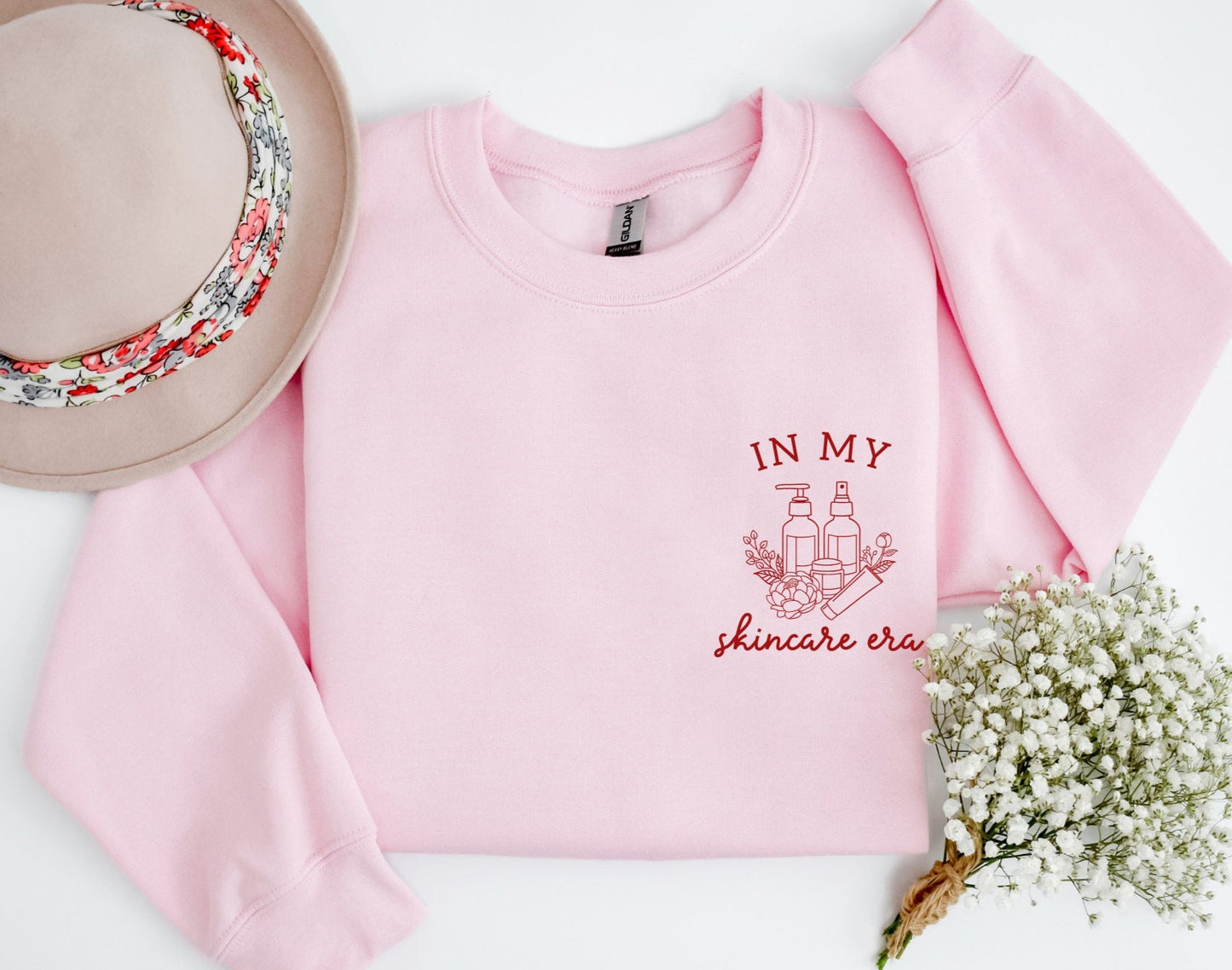 In My Skincare Era Sweatshirt, Gift for Esthetician, Skin Therapist Crewneck Sweater, Cute Esthetician Shirt, Skinfluencer Tshirt