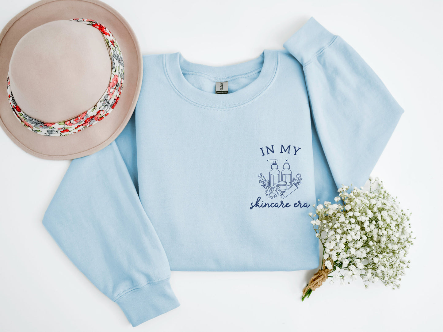 In My Skincare Era Sweatshirt, Gift for Esthetician, Skin Therapist Crewneck Sweater, Cute Esthetician Shirt, Skinfluencer Tshirt