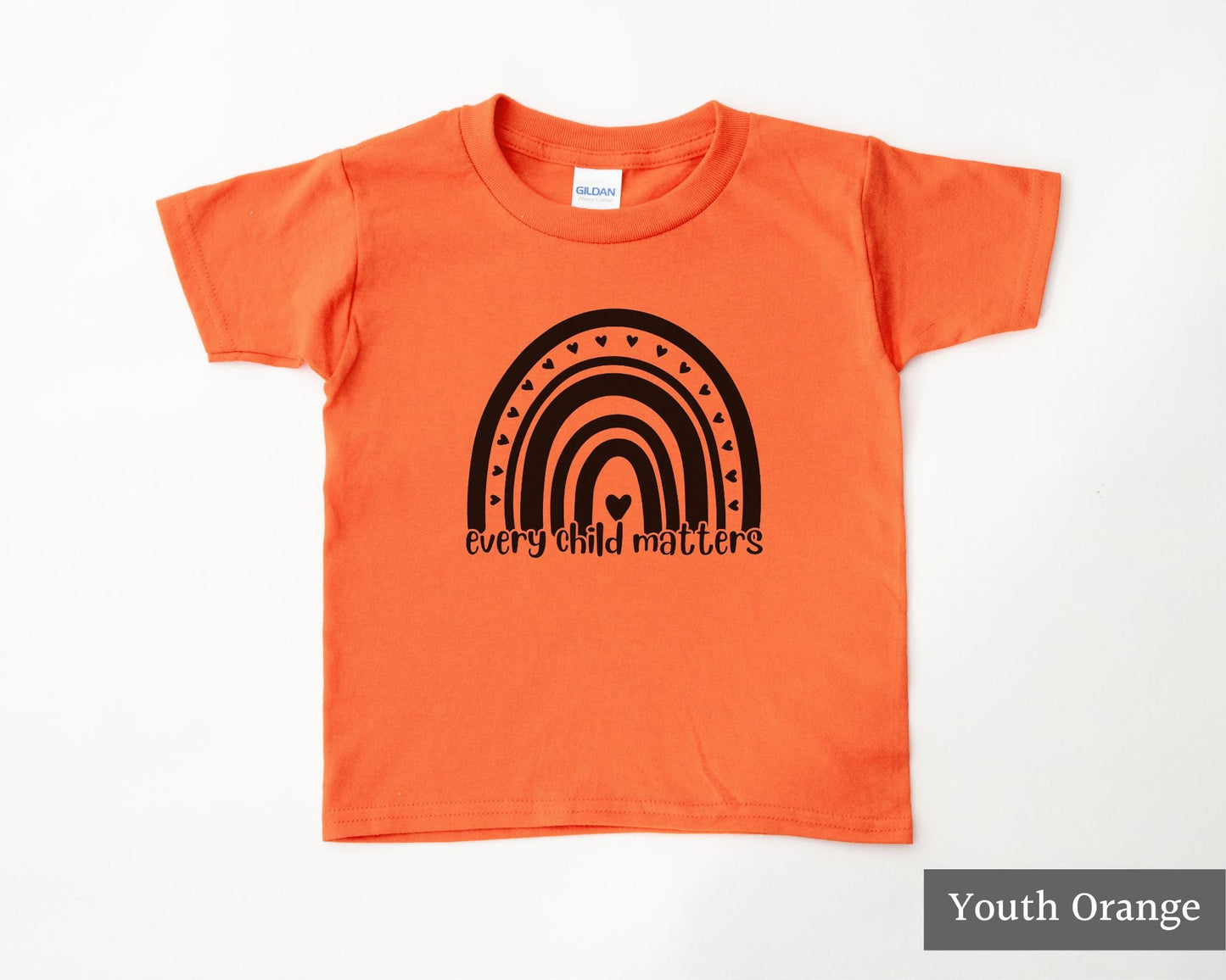 Portion Donated! Every Child Matters Shirt, Orange Shirt Day 2024, Rainbow Tee, Indigenous Residential Schools Awareness, September 30th