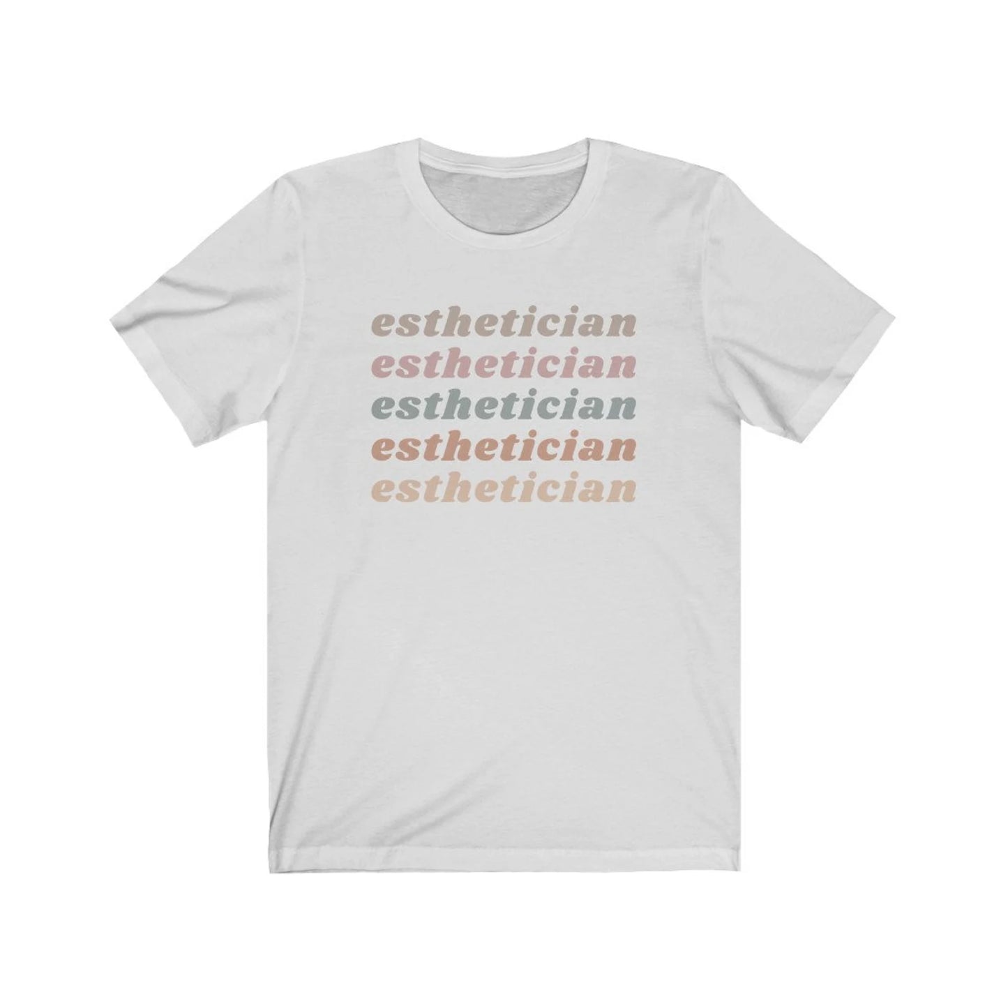 Light Retro Esthetician Tee
