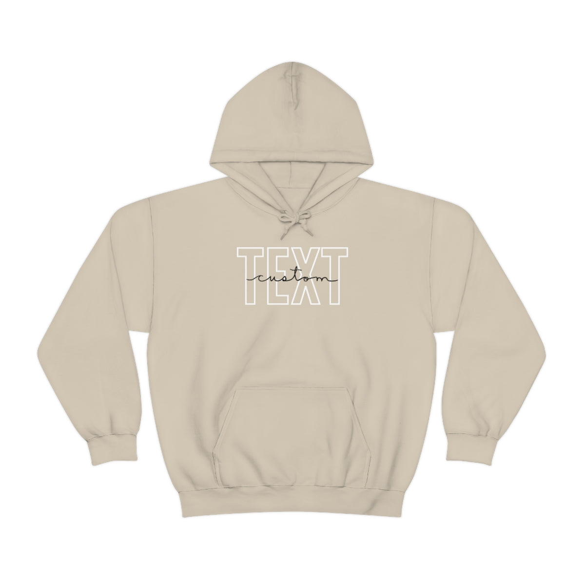 Classic Custom Text Hoodie