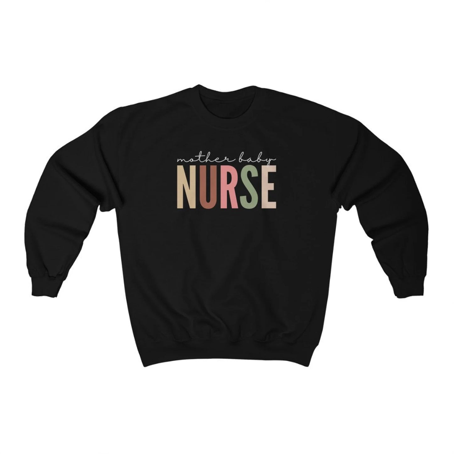 Pastel Mother Baby Nurse Sweatshirt