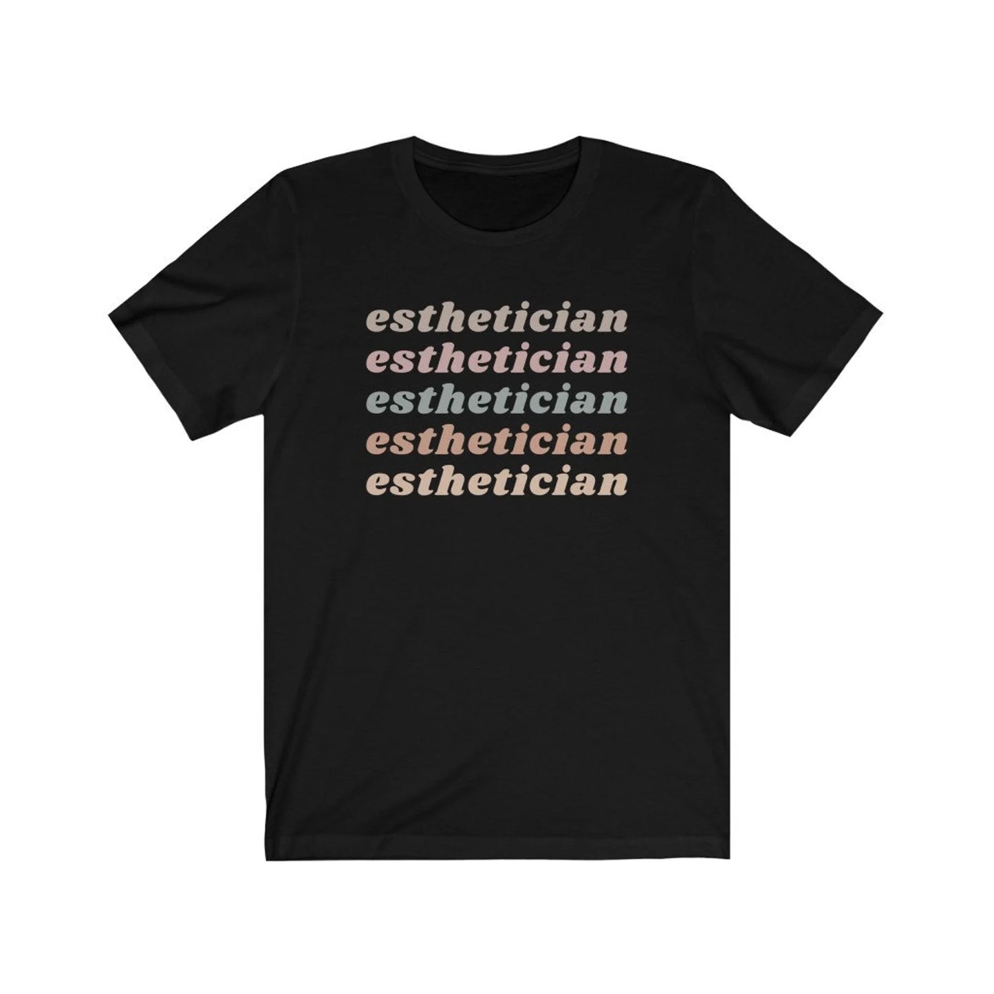 Light Retro Esthetician Tee