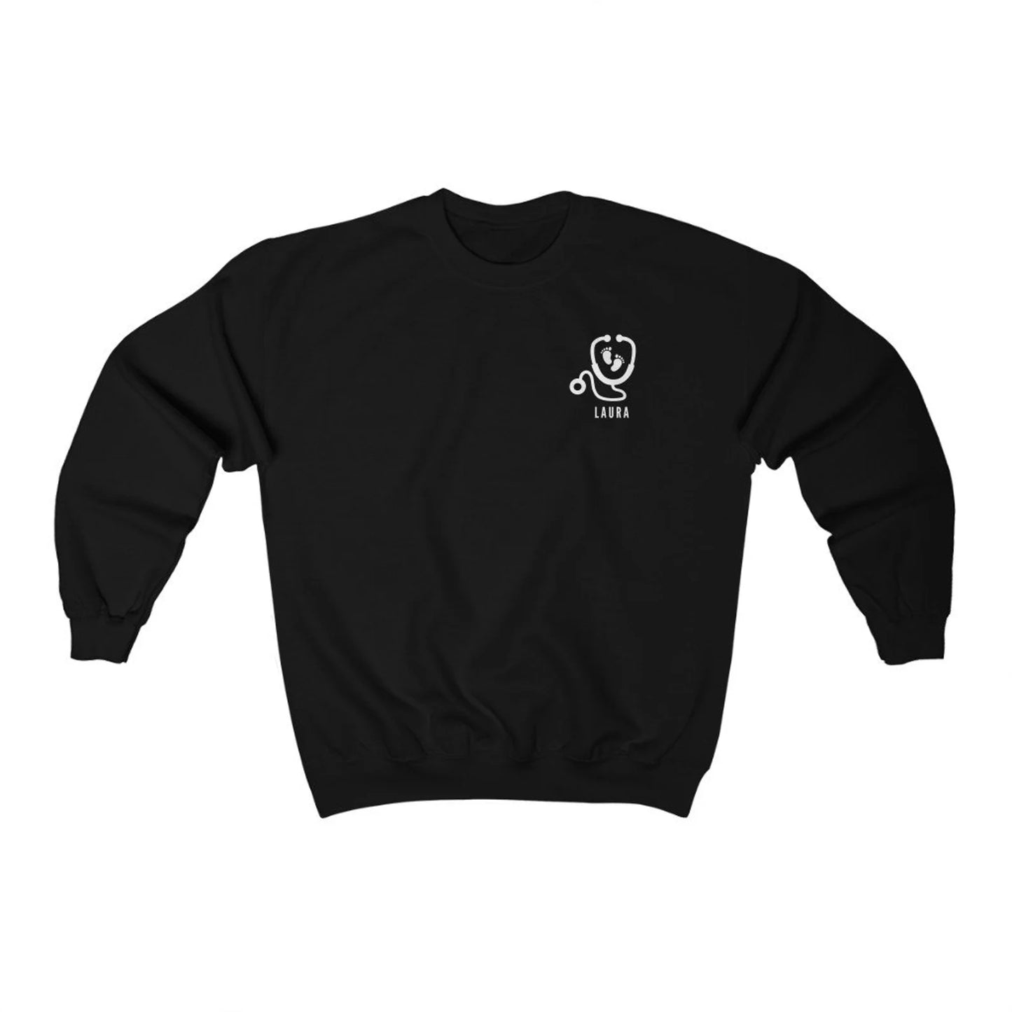 Custom Name Stethoscope Sweatshirt