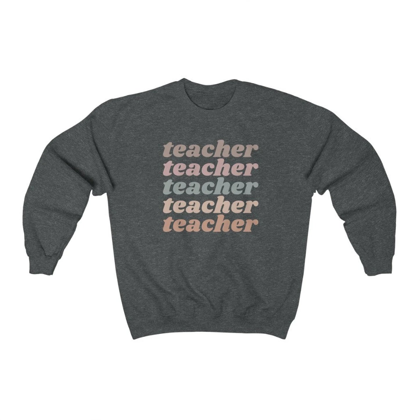Light Retro Teacher Sweatshirt