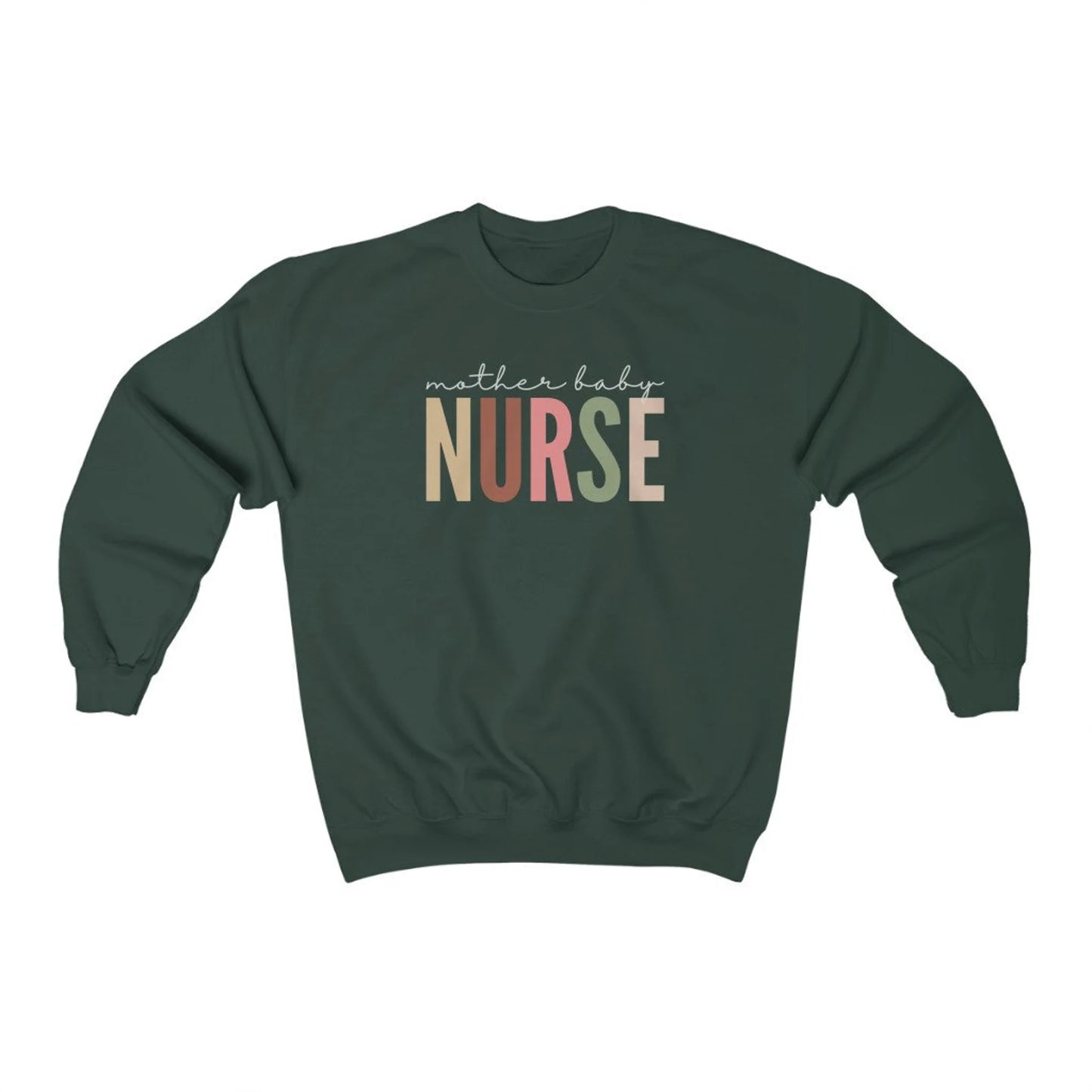 Pastel Mother Baby Nurse Sweatshirt