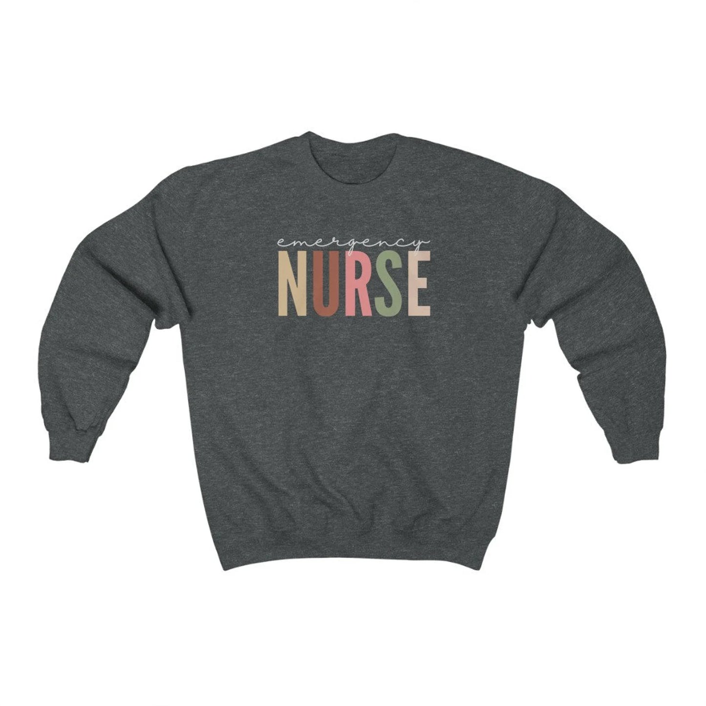 Pastel Emergency Nurse Sweatshirt