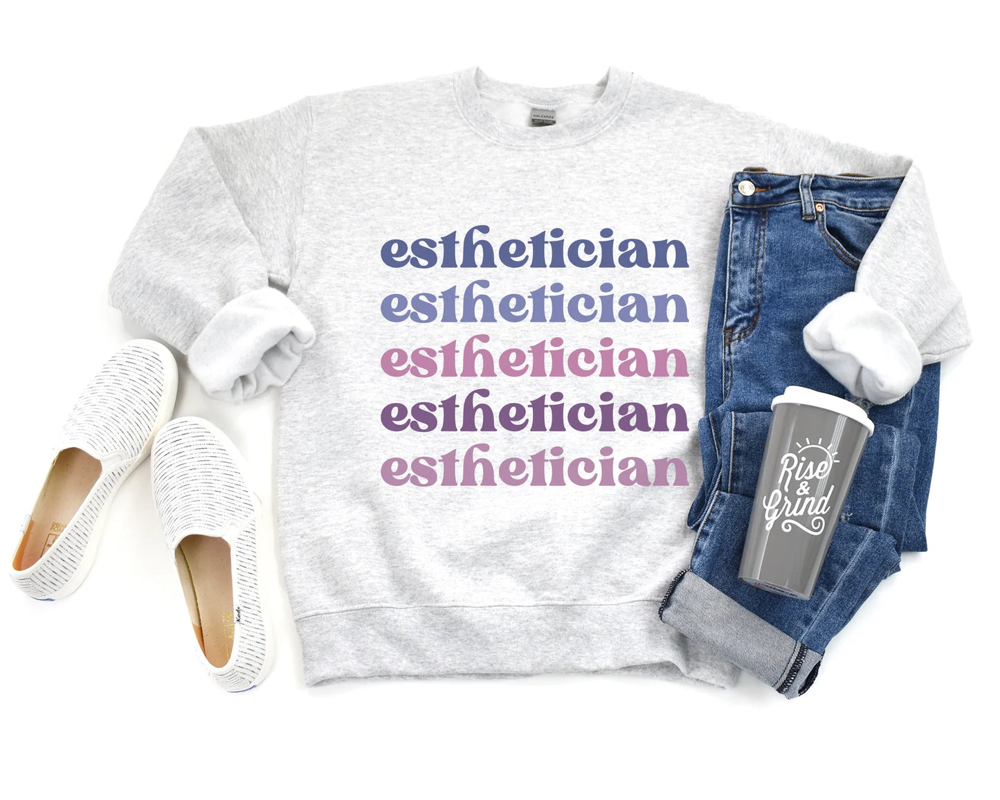 Purple Esthetician Sweatshirt