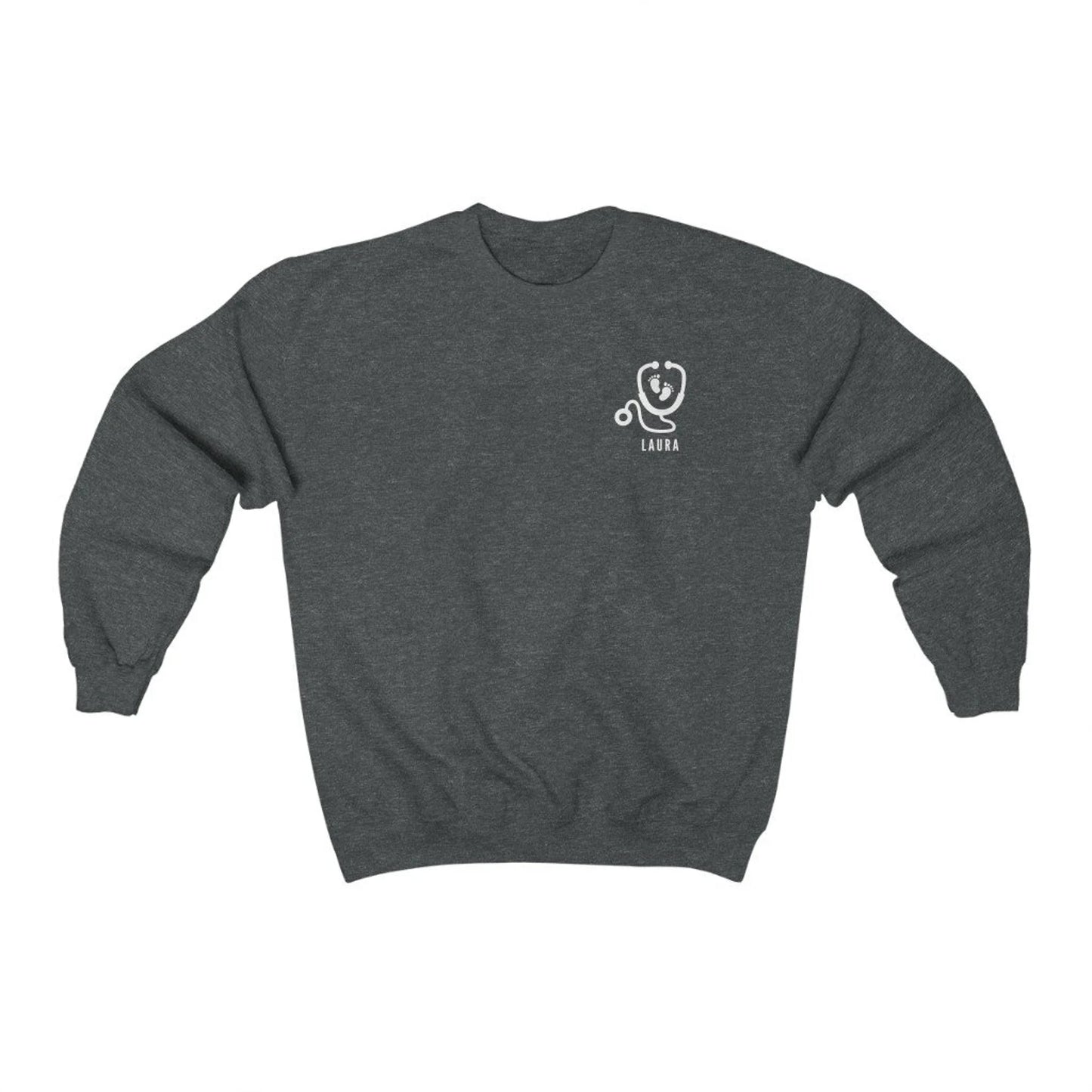 Custom Name Stethoscope Sweatshirt
