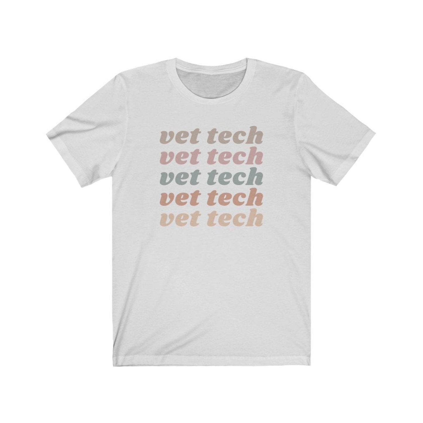 Light Retro Vet Tech Tee