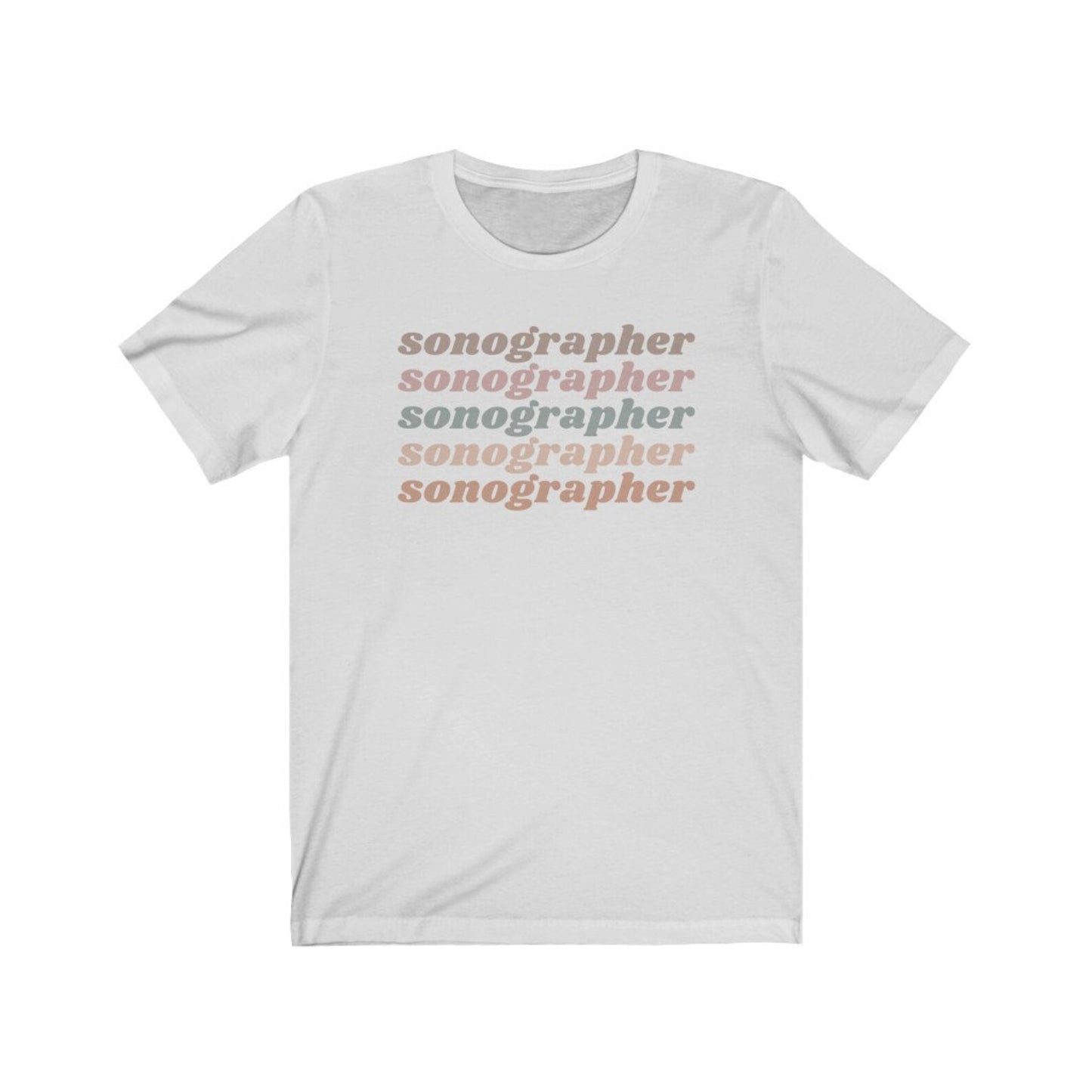 Light Retro Sonographer Tee
