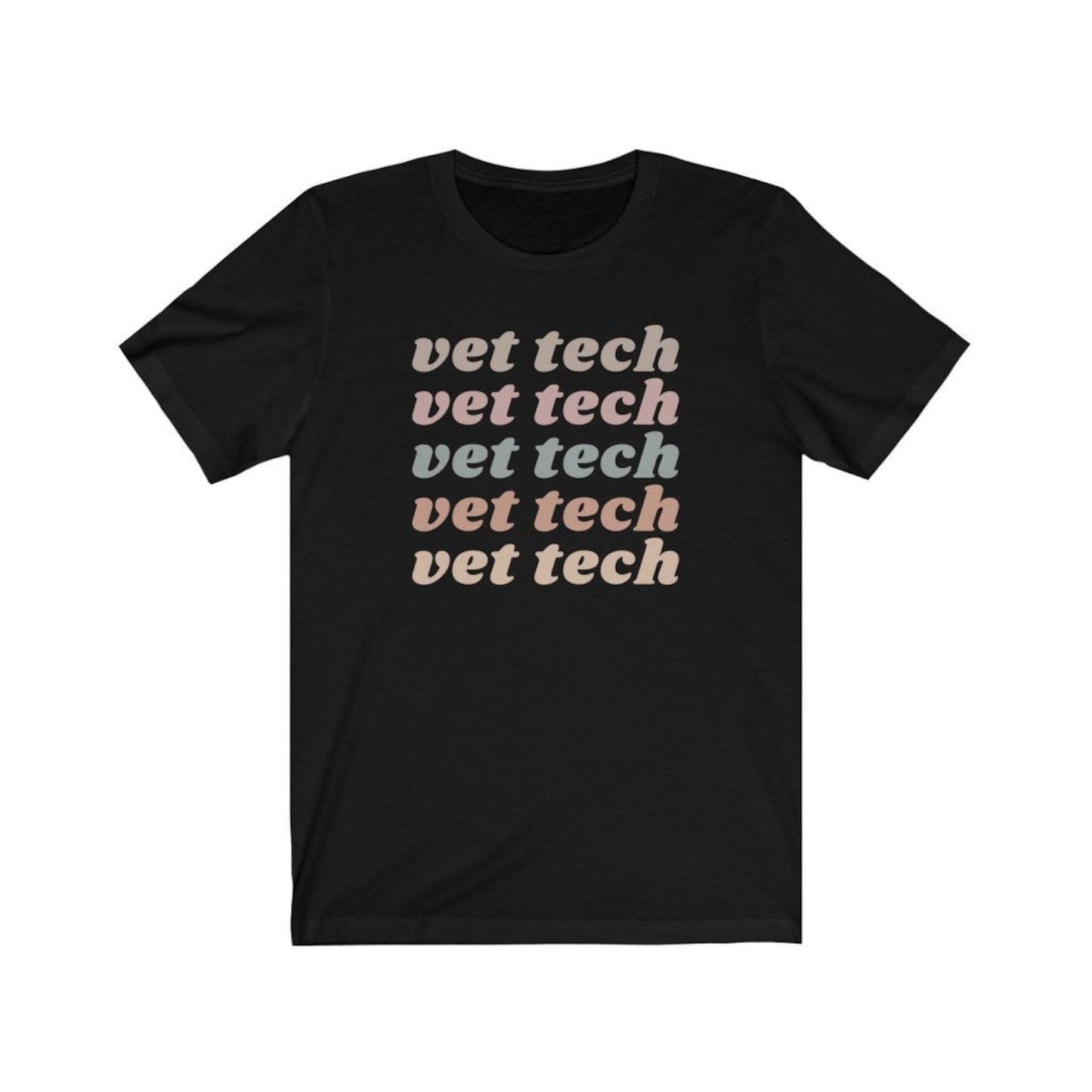 Light Retro Vet Tech Tee