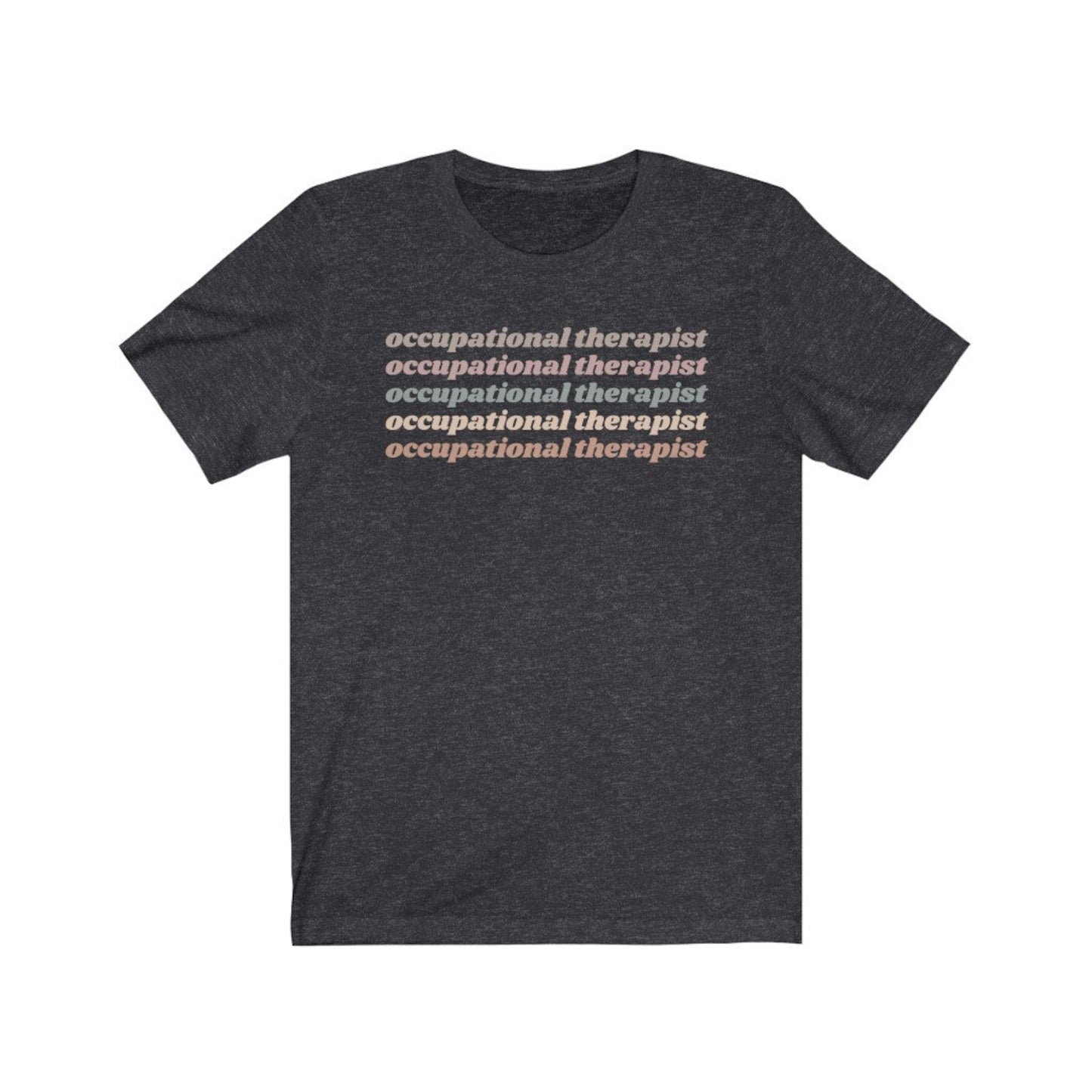 Light Retro Occupational Therapist Tee
