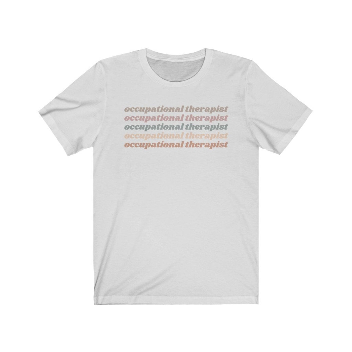 Light Retro Occupational Therapist Tee