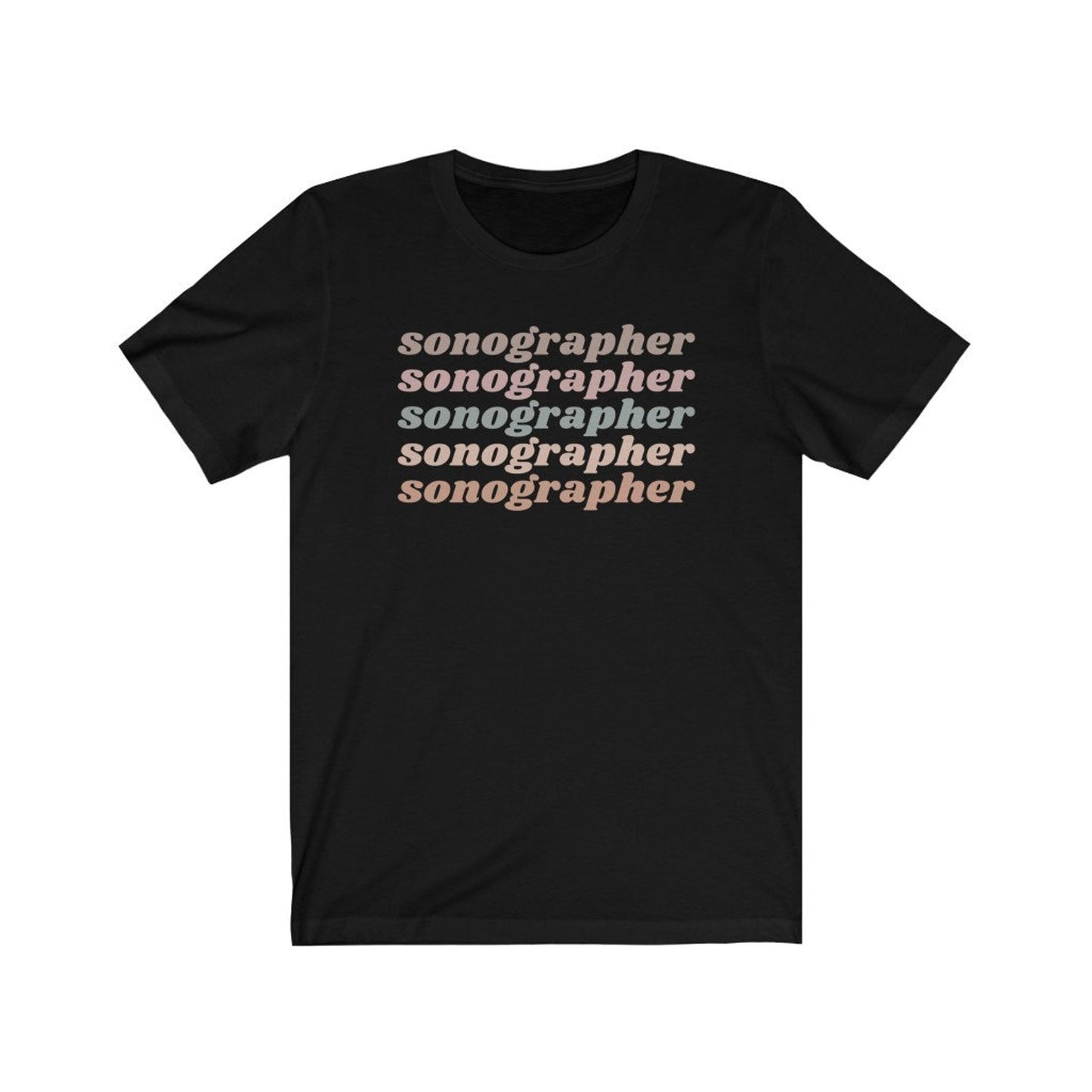 Light Retro Sonographer Tee