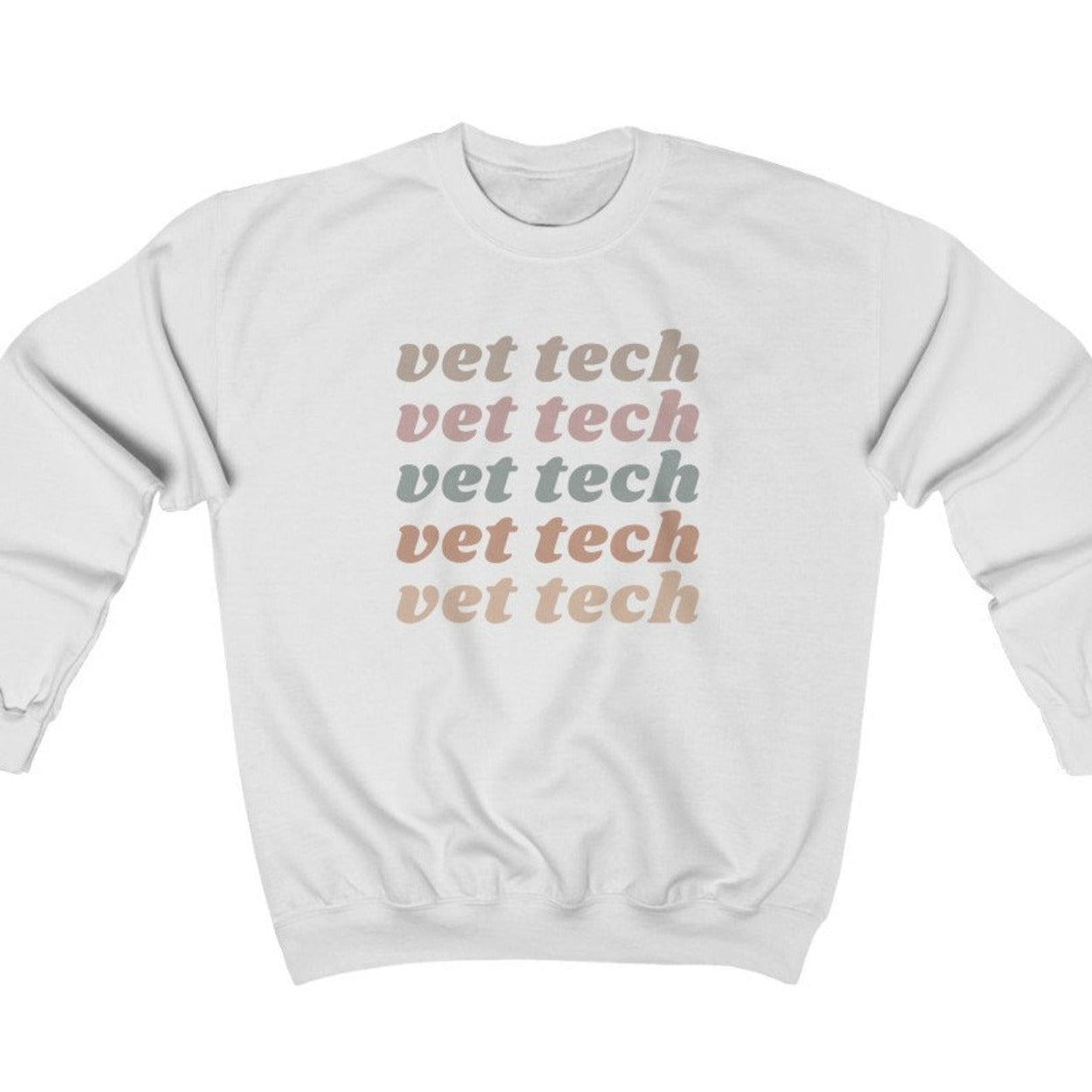 Light Retro Vet Tech Sweatshirt