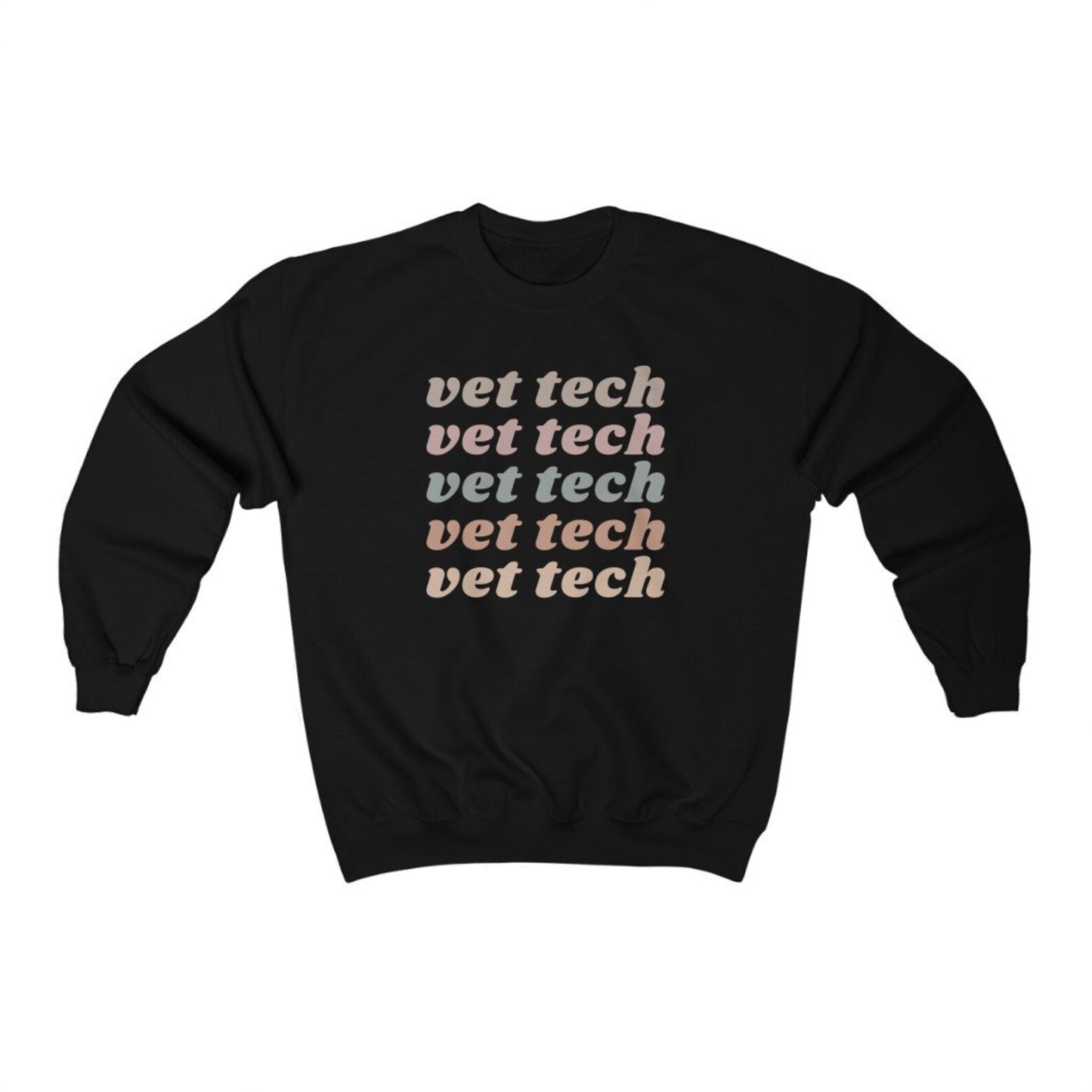 Light Retro Vet Tech Sweatshirt