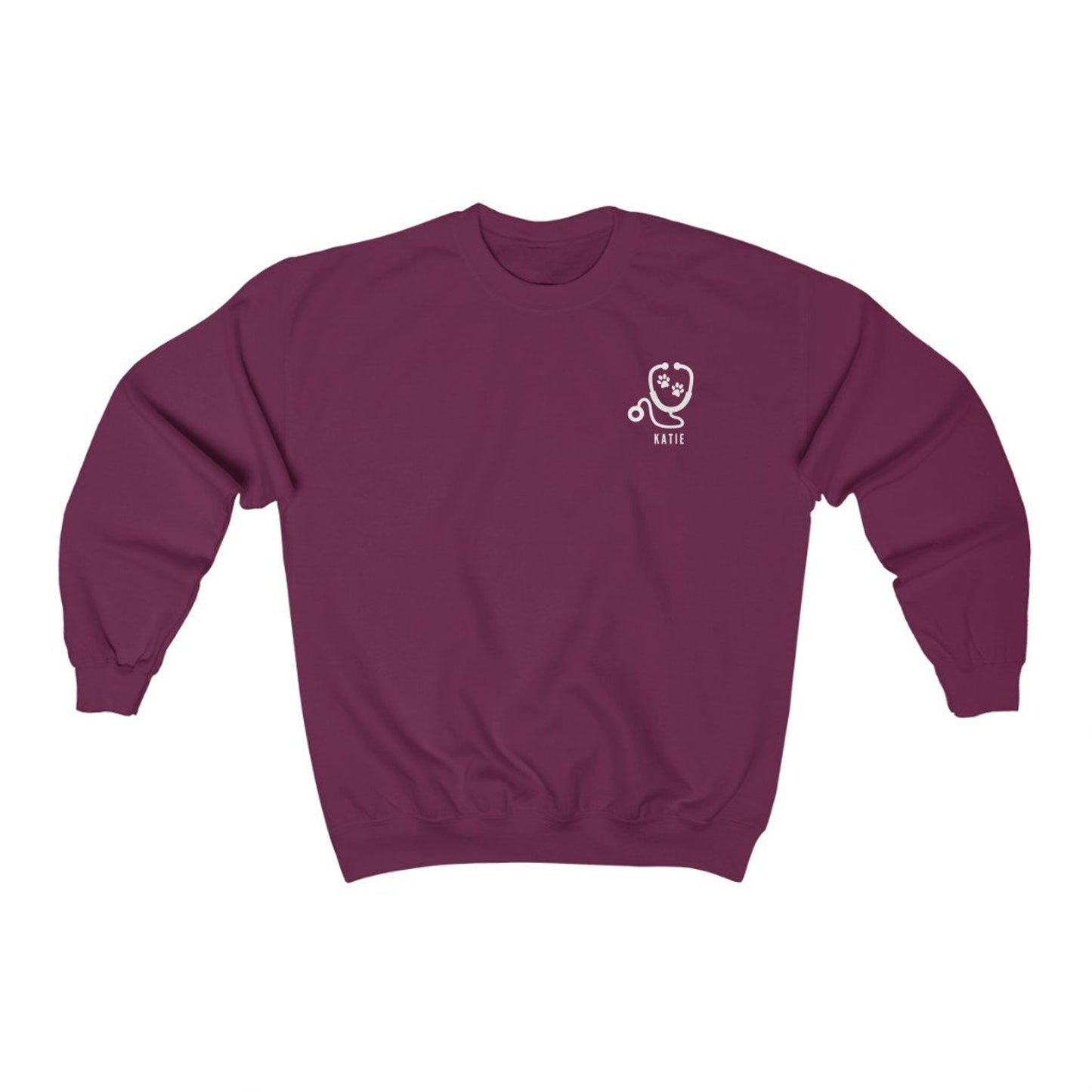 Custom Name Stethoscope Sweatshirt
