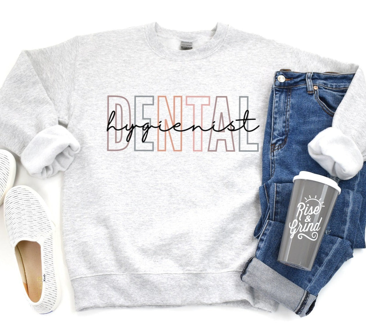 Colorful Dental Hygienist Sweatshirt
