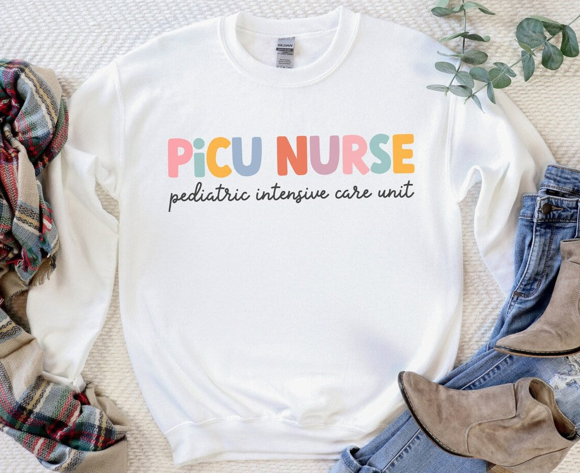 Playful PICU Nurse Sweatshirt