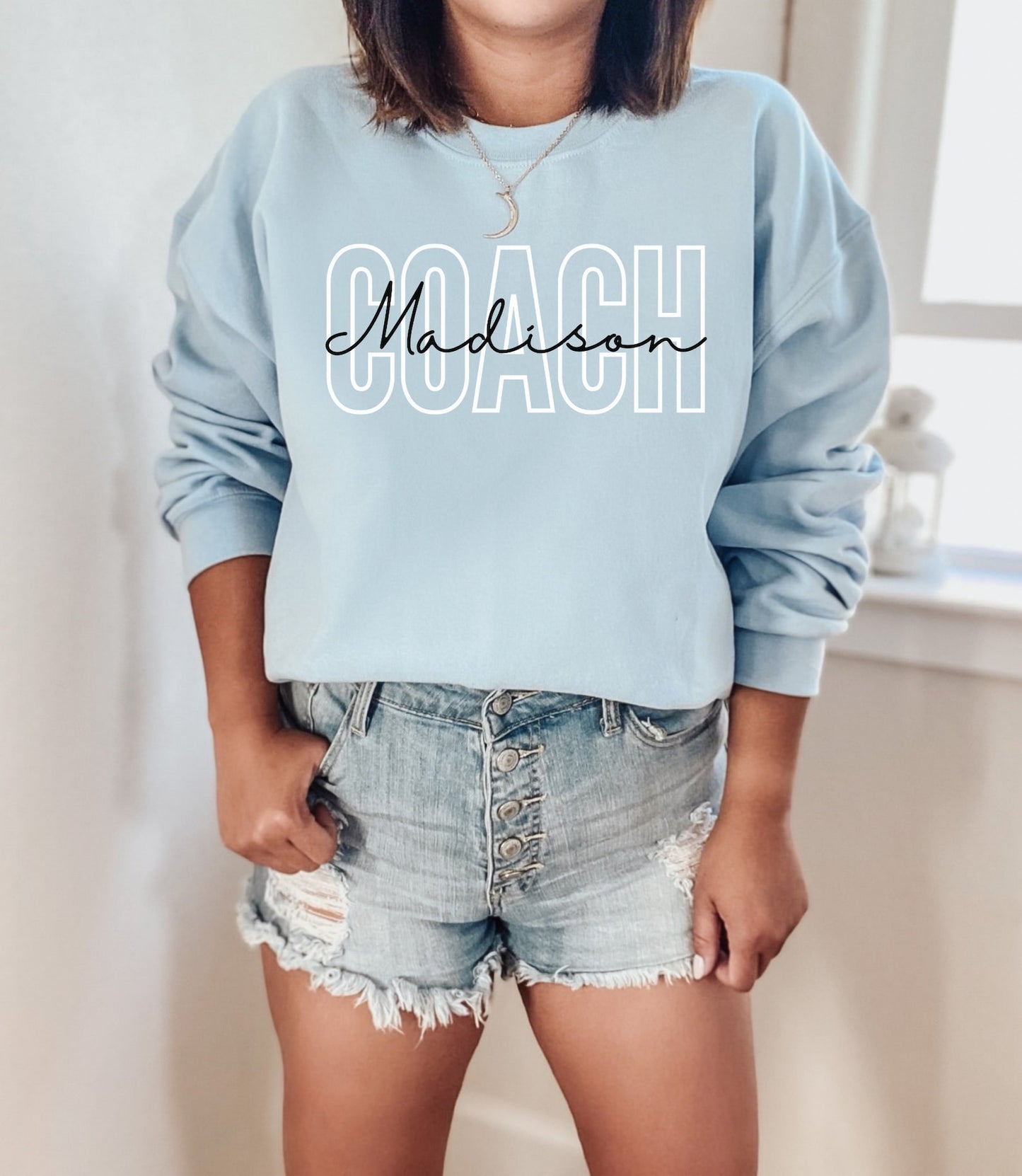 Custom Name Coach Sweatshirt