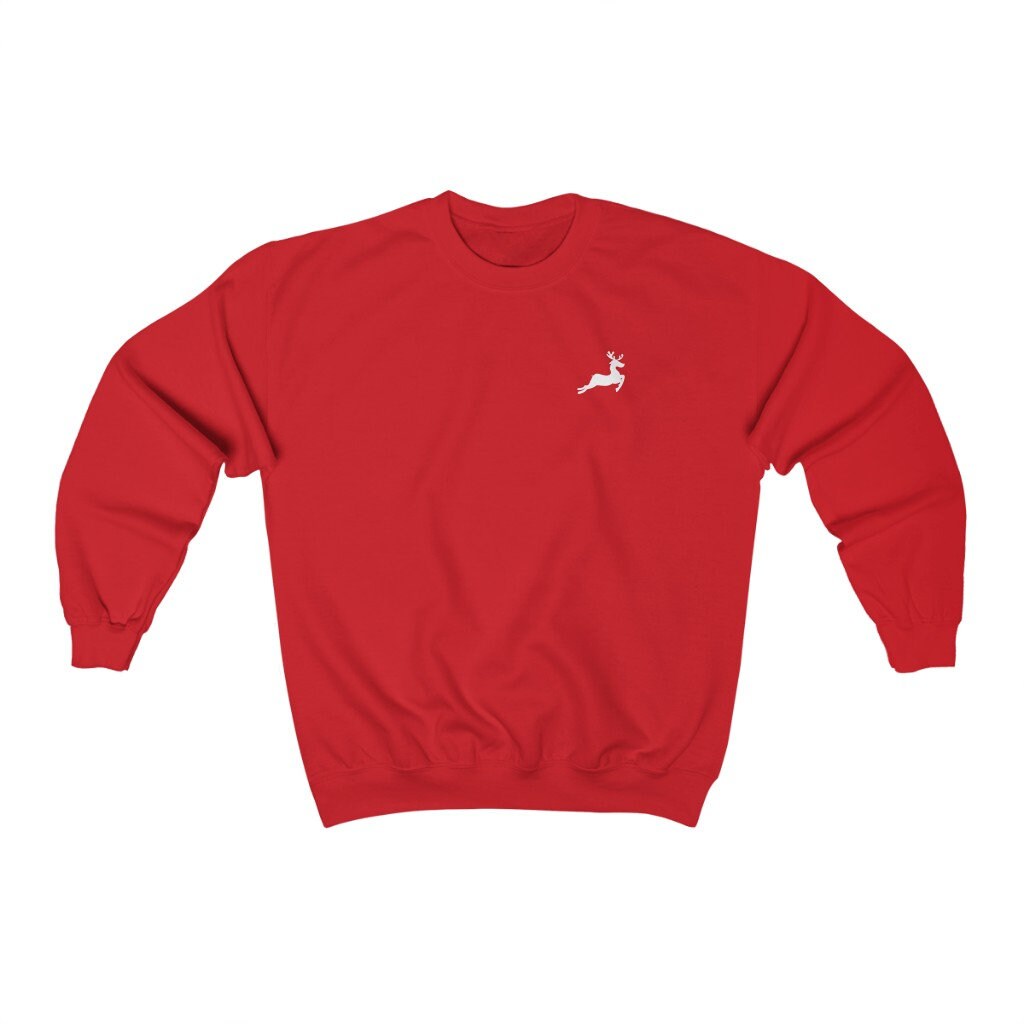 Reindeer Sweatshirt, Christmas Sweater, Ugly Christmas Jumper, Unisex Crewneck, Christmas Party Shirt, Family Christmas Sweaters