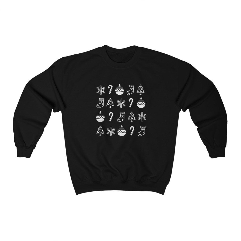 Cute Christmas Sweatshirt, Funny Christmas Sweater, Ugly Christmas Jumper for Women, Unisex Crewneck, Xmas Gift, Party Clothing
