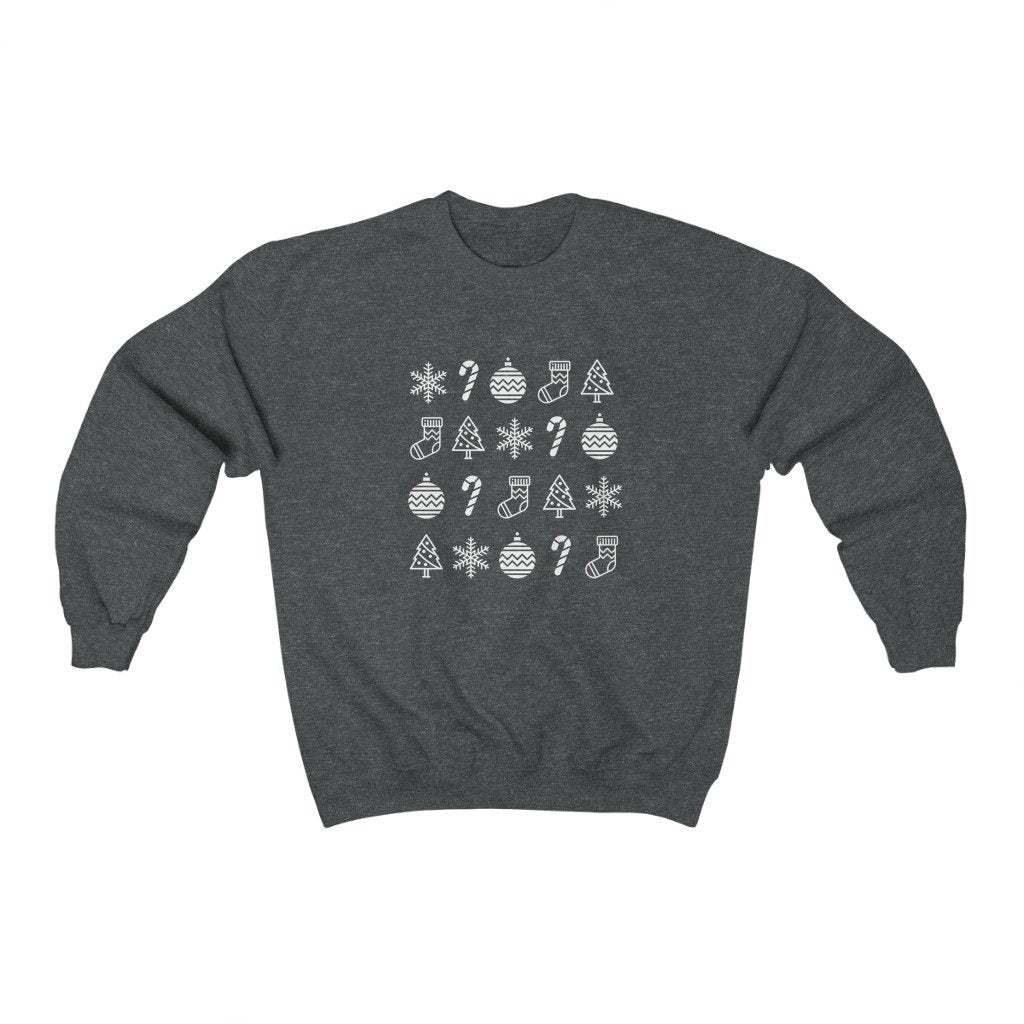 Cute Christmas Sweatshirt, Funny Christmas Sweater, Ugly Christmas Jumper for Women, Unisex Crewneck, Xmas Gift, Party Clothing
