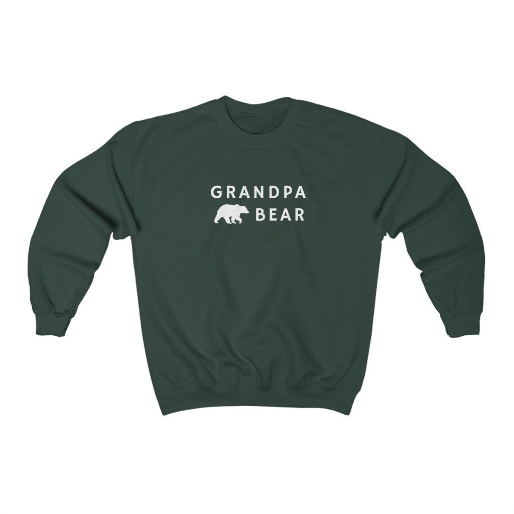 Grandpa Bear Sweatshirt, Gift for Grandfather, Gift for Dad, Grandpa Pullover, Papa Crewneck Sweater