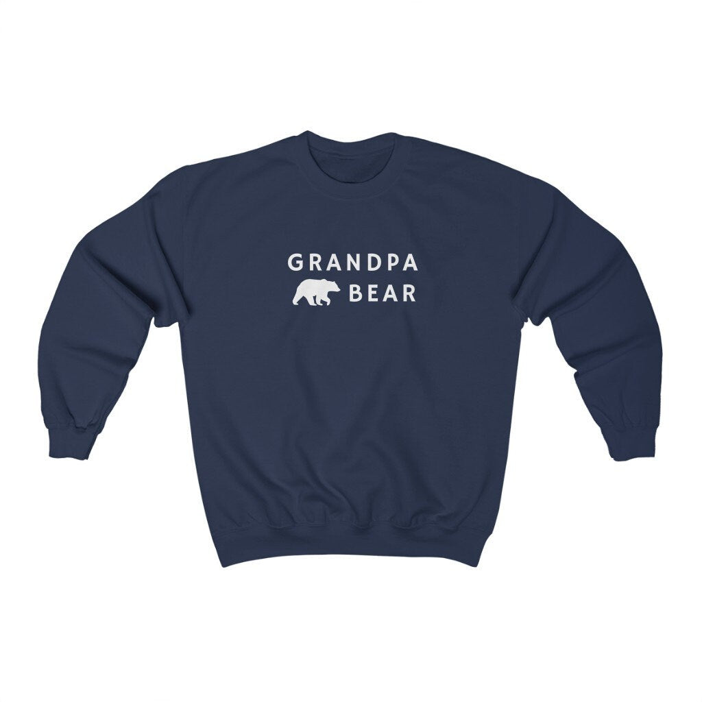 Grandpa Bear Sweatshirt, Gift for Grandfather, Gift for Dad, Grandpa Pullover, Papa Crewneck Sweater