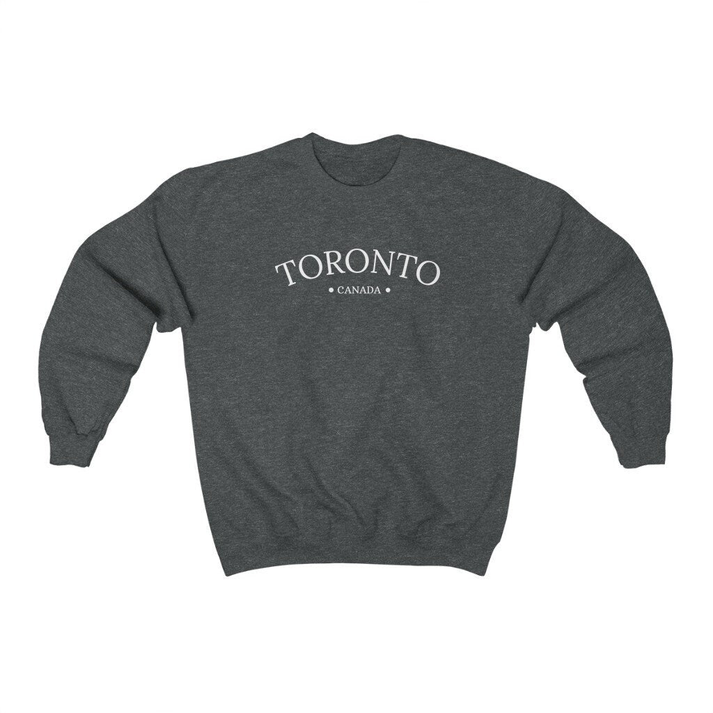 Toronto Sweatshirt, Unisex Crewneck, Canada Sweater, Canadian Unisex Shirt, Gift for Torontonian, Ontario Pullover, Going Away Gift