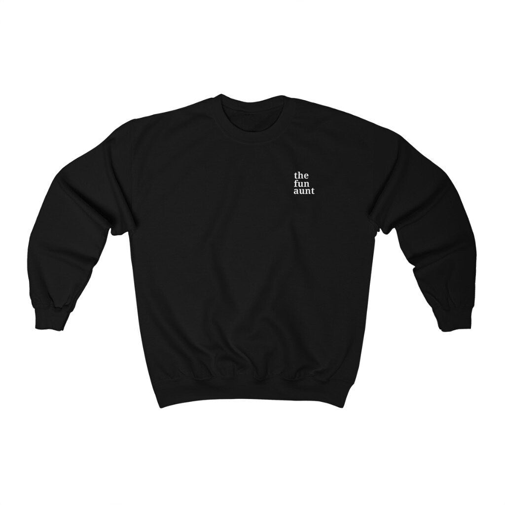 The Fun Aunt Sweatshirt, Unisex Crewneck, Womens Sweaters, Gifts for Aunt, Auntie Gift, Cozy Shirt, New Aunt Pullover