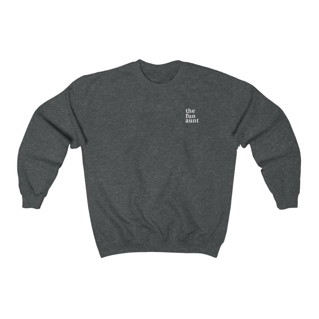 The Fun Aunt Sweatshirt, Unisex Crewneck, Womens Sweaters, Gifts for Aunt, Auntie Gift, Cozy Shirt, New Aunt Pullover