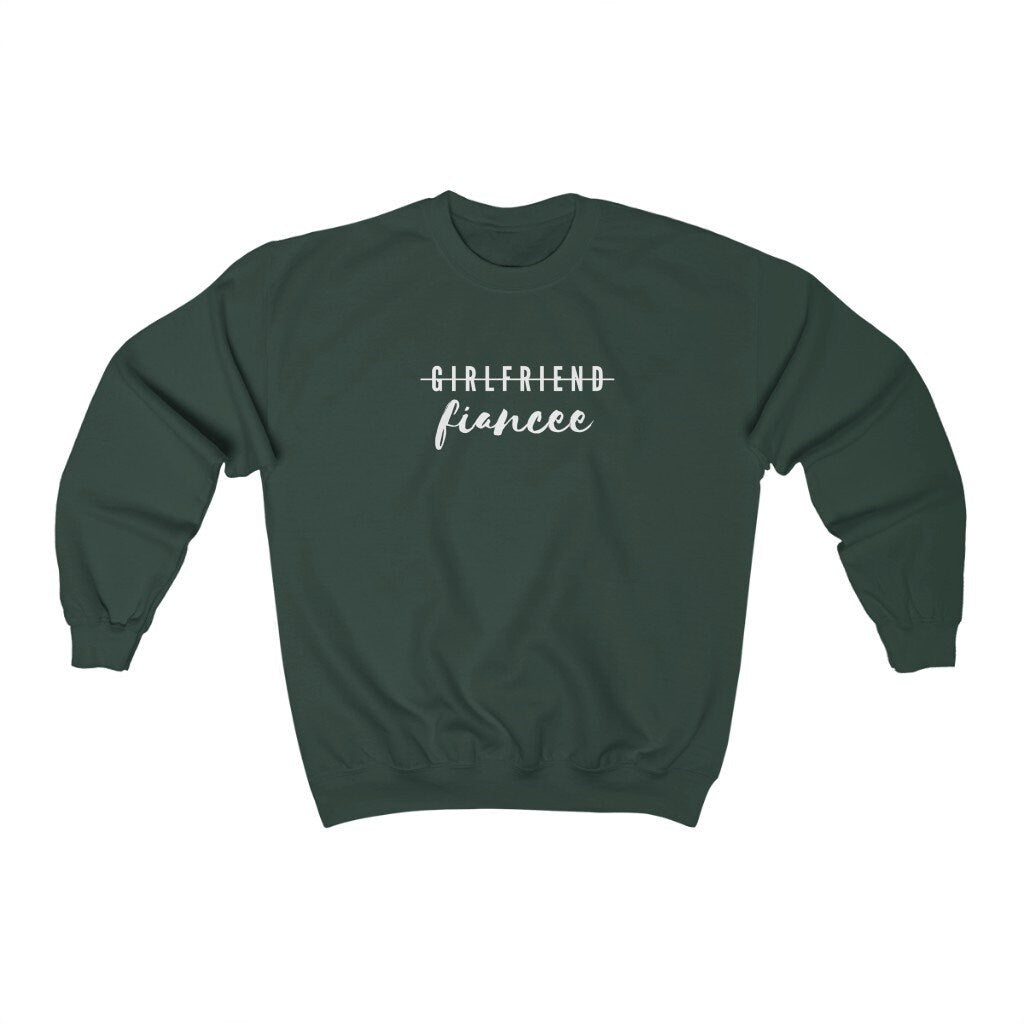 Engagement Gift, Present for Fiancee, Engaged Couple, Funny Fiancee Sweatshirt, Unisex Crewneck Sweater