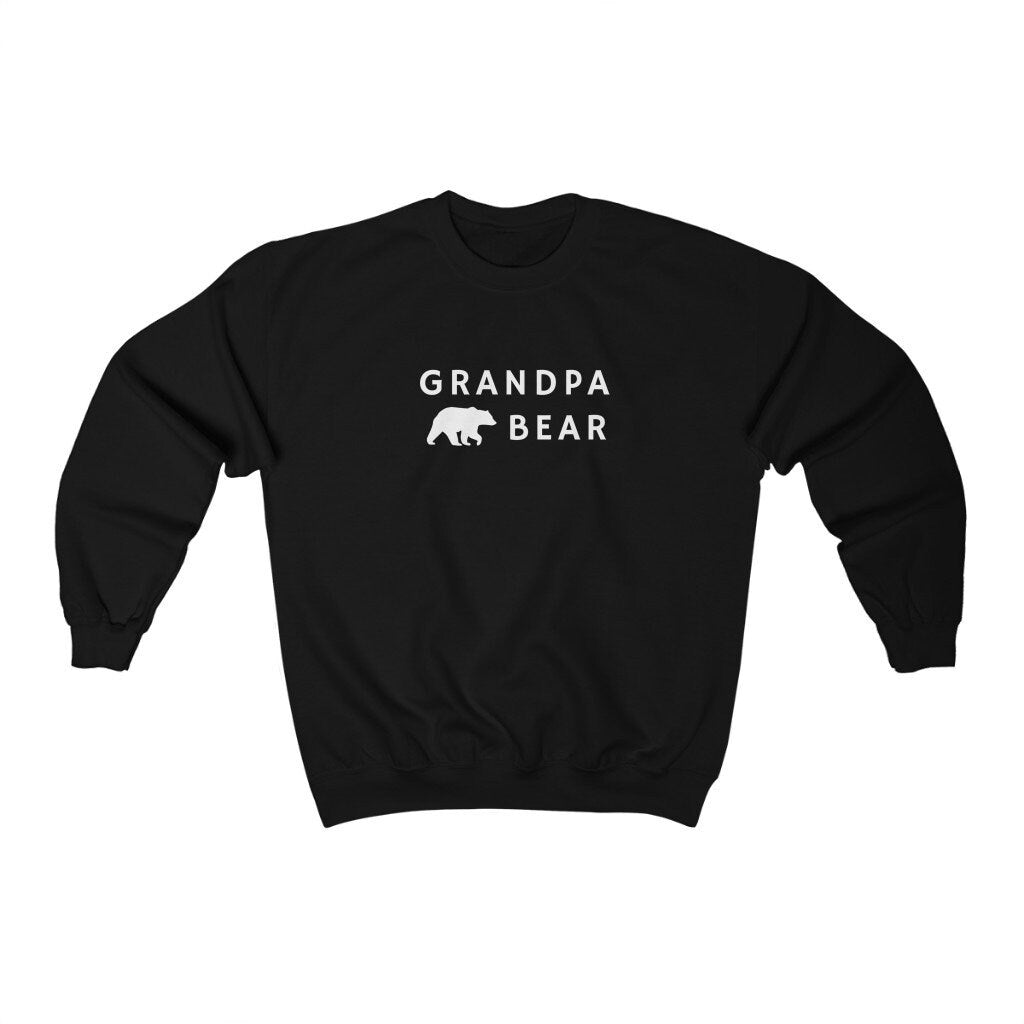 Grandpa Bear Sweatshirt, Gift for Grandfather, Gift for Dad, Grandpa Pullover, Papa Crewneck Sweater