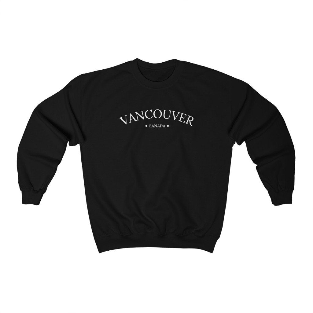 Vancouver Sweater, Canada Sweatshirt, British Columbia Shirt, Unisex Pullover, Canadian Long Sleeve