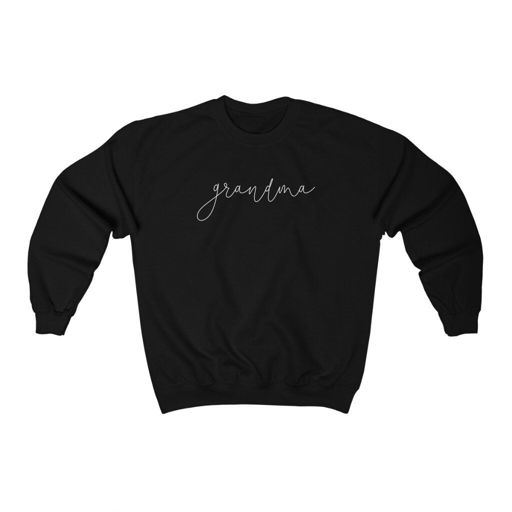Grandma Sweatshirt, Personalized Gift for Grandmother, New Grandma Gift, Pregnancy Reveal, Pregnancy Announcement, Mom Gift, Customizable